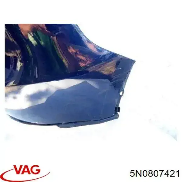 Купити 5N0807421 VAG Бампер задній, верхня частина
