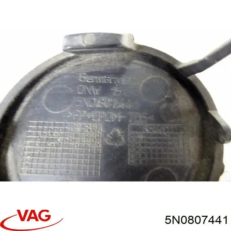 Купити 5N0807441 VAG Заглушка бампера буксирувального гака, задня
