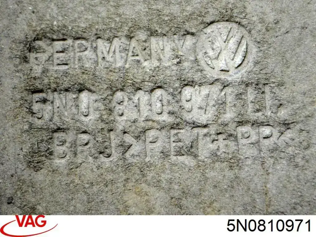 5N0810971 VAG Підкрилок заднього крила, лівий