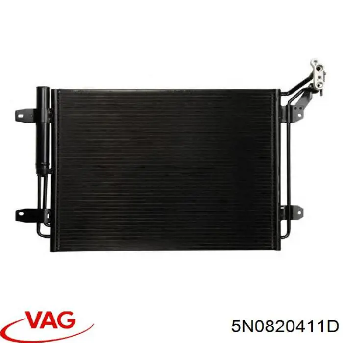 5N0820411D VAG радіатор кондиціонера