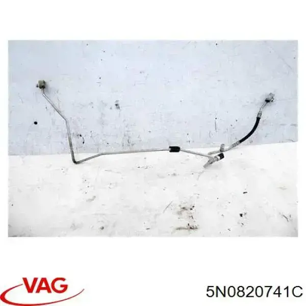 5N0820741C VAG Шланг кондиціонера, від радіатора до випарника