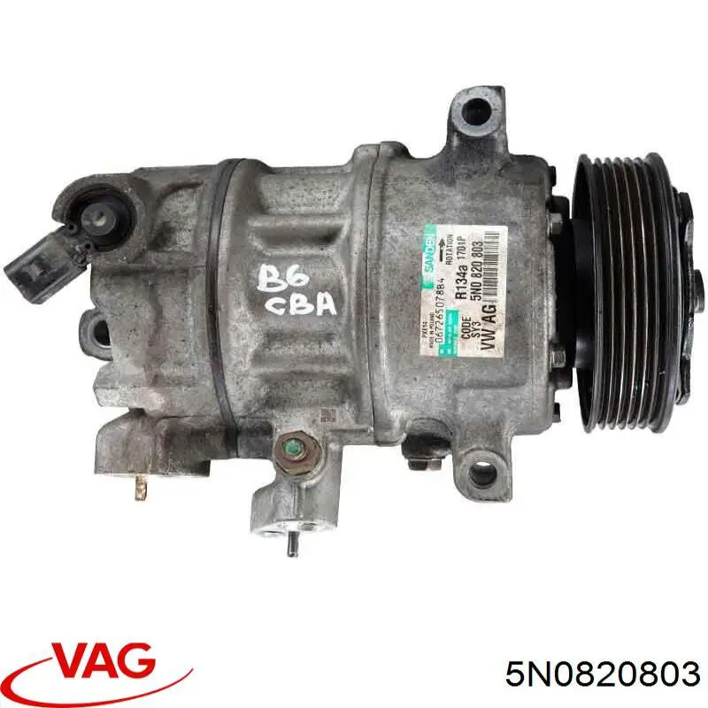 Компресор кондиціонера 5N0820803 VAG