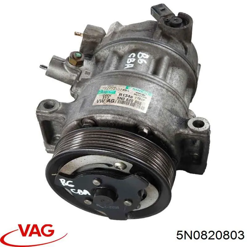 Компресор кондиціонера 5N0820803 VAG