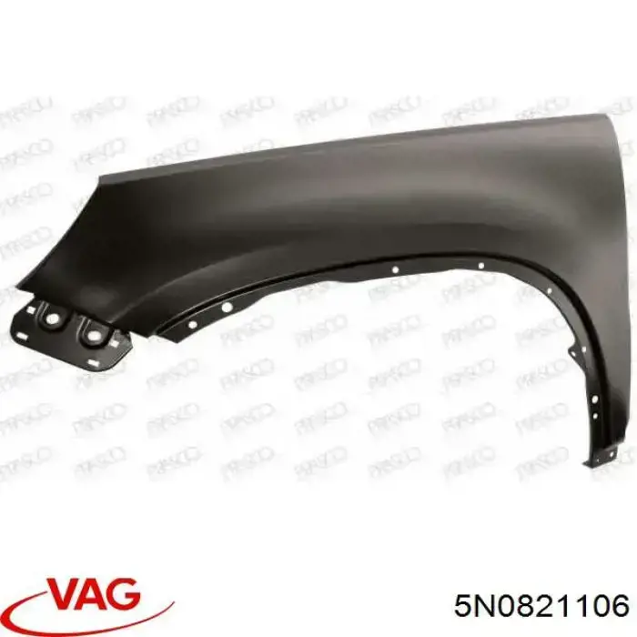 Крило переднє праве AND 30821064 ціна, від 51.19 USD