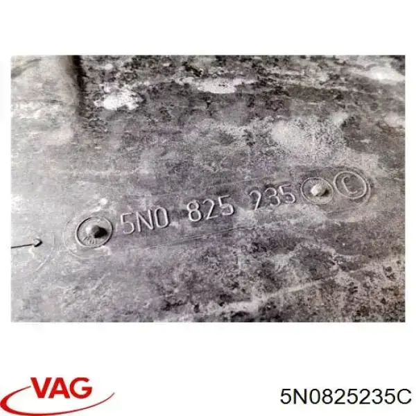 5N0825235C VAG захист двигуна, піддона (моторного відсіку)