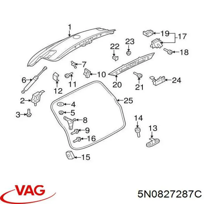 5N0827287C VAG 