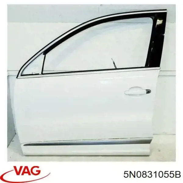 Двері передні, ліві Volkswagen Tiguan (5N) (Фольцваген Тігуан)