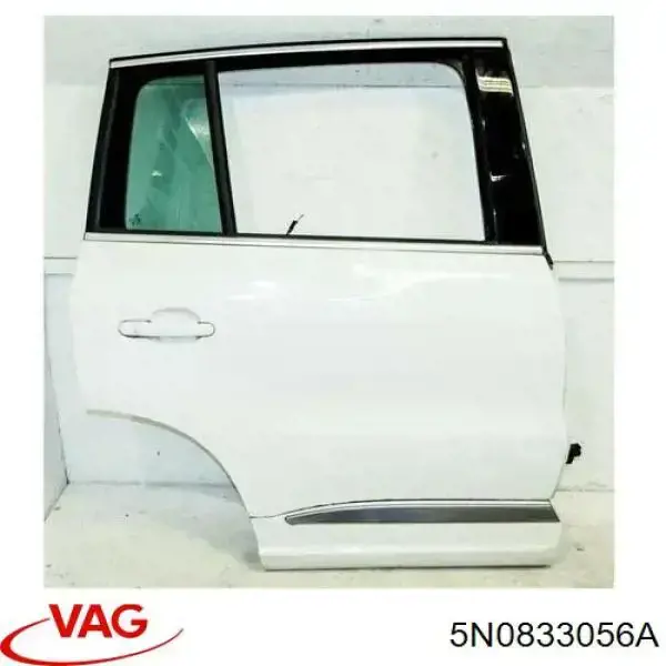 Двері задні, праві на Volkswagen Tiguan I 5N1, 5N2