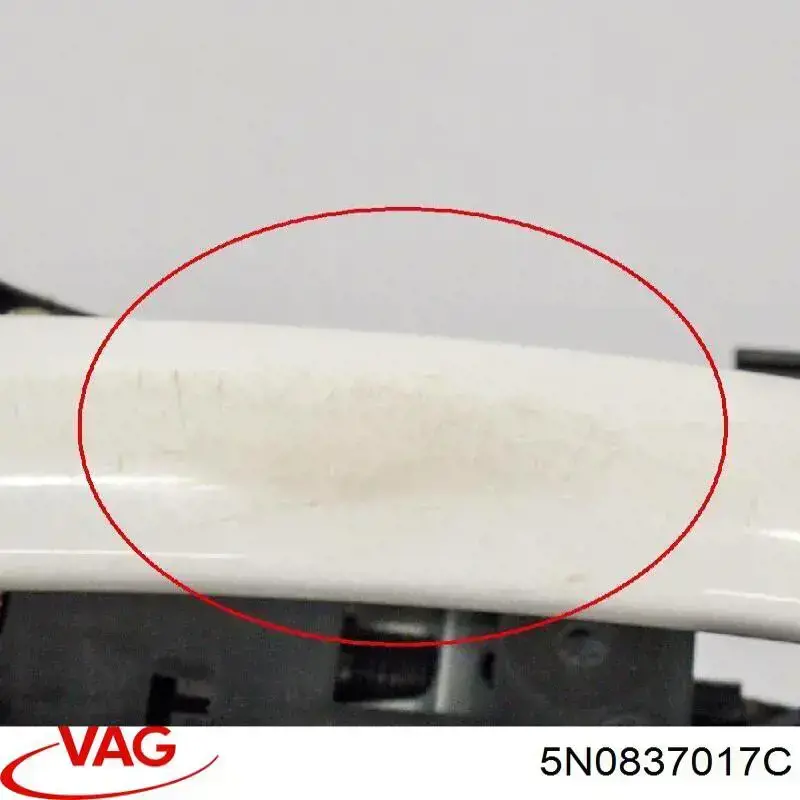 Трос відкривання двері передньої 5N0837017C VAG