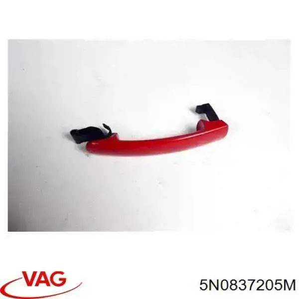 Ручка двері правою зовнішня перед/зад VAG 5N0837205M ціна, від 5.64 USD