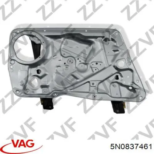 Купити 5N0837461 VAG Механізм стеклопідйомника водійських дверей