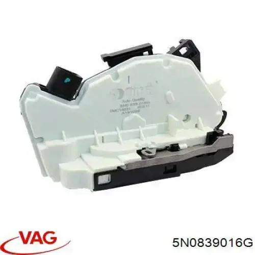 Замок задньої дверї, правої 5N0839016G VAG