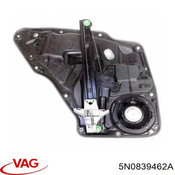 Купити 5N0839462A VAG Механізм склопідіймача двері задньої, правої
