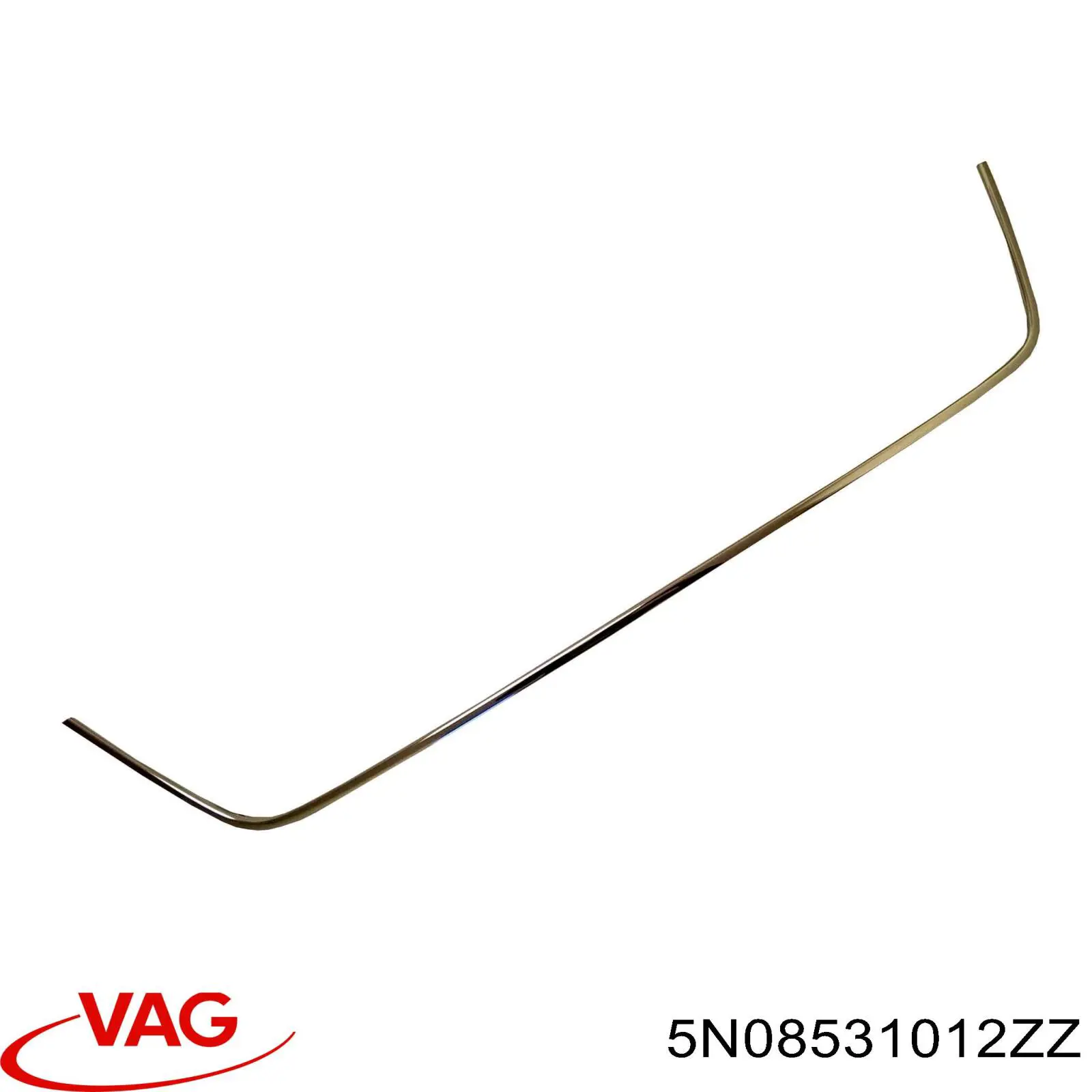 Молдинг решітки радіатора, нижній VAG 5N08531012ZZ ціна, від 63.33 USD