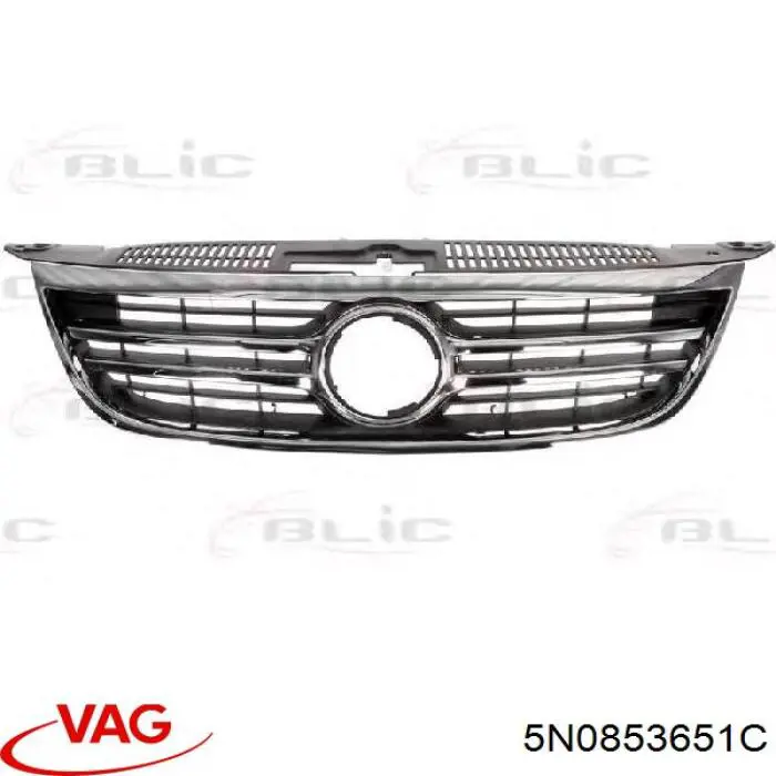 5N0853651C VAG Решітка радіатора