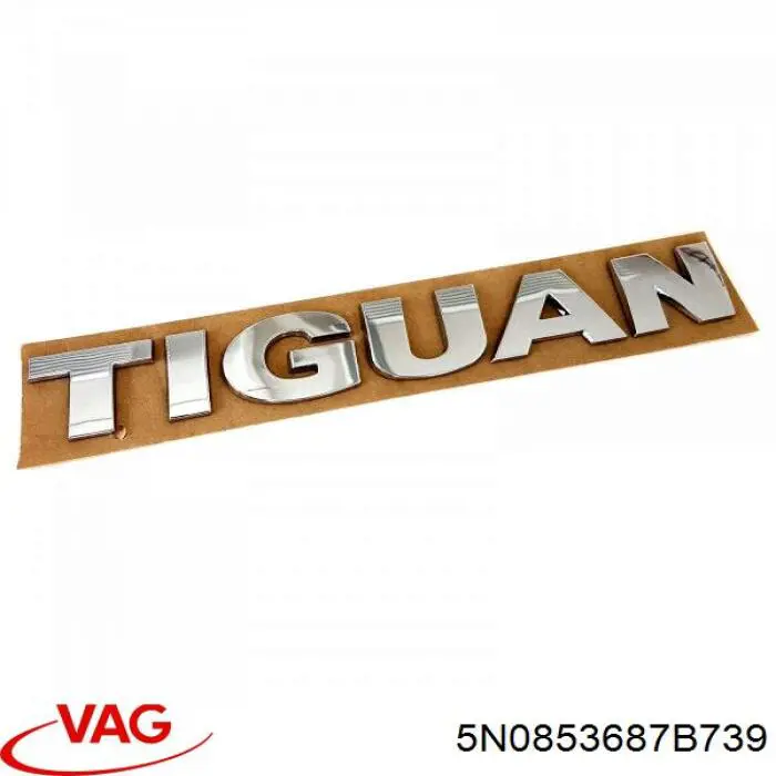 Емблема кришки багажника, фірмовий значок Volkswagen Tiguan (5N) (Фольцваген Тігуан)