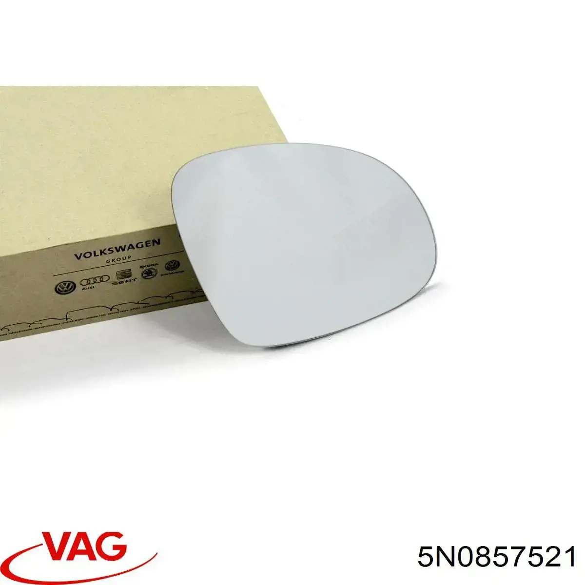 5N0857521 VAG Дзеркальний елемент лівий