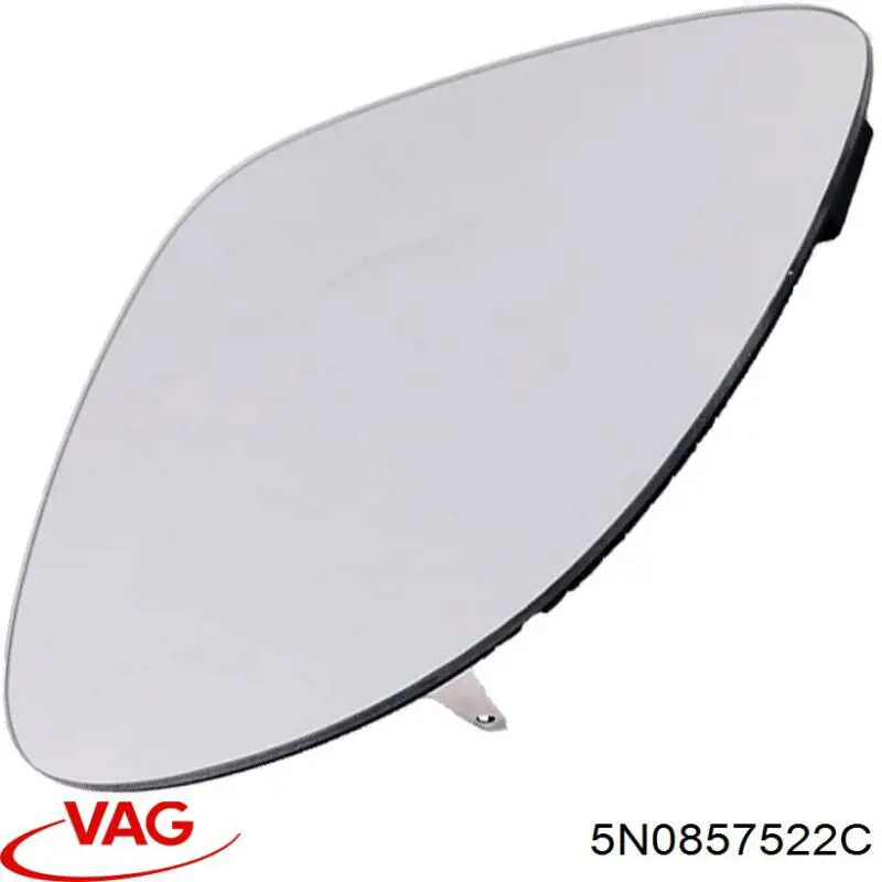 Скло дзеркала заднього виду, правого VAG 5N0857522C ціна, від 124.62 USD