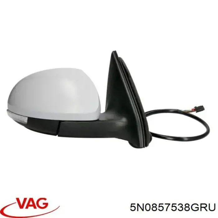 Накладка правого бокового дзеркала VAG 5N0857538GRU