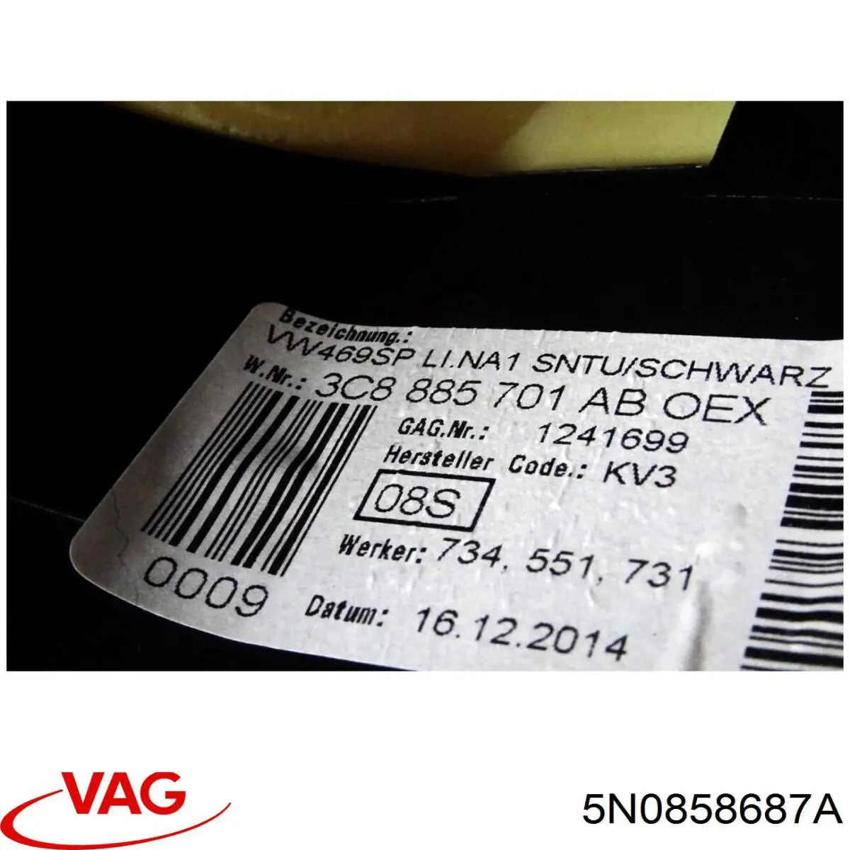 5N0858687A VAG 