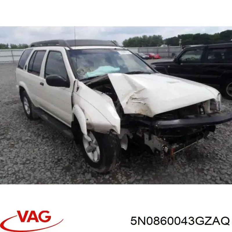 5N0860043GZAQ VAG Автомобільний рейлінг на дах лівий
