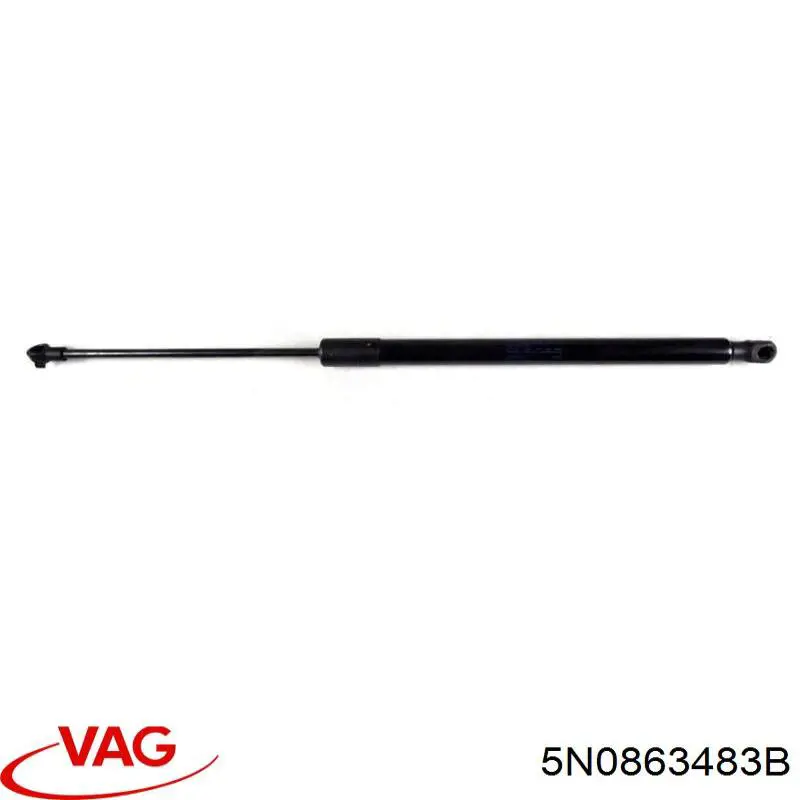 Купити 5N0863483B VAG Обшивка стійки кузова внутрішня, передня ліва