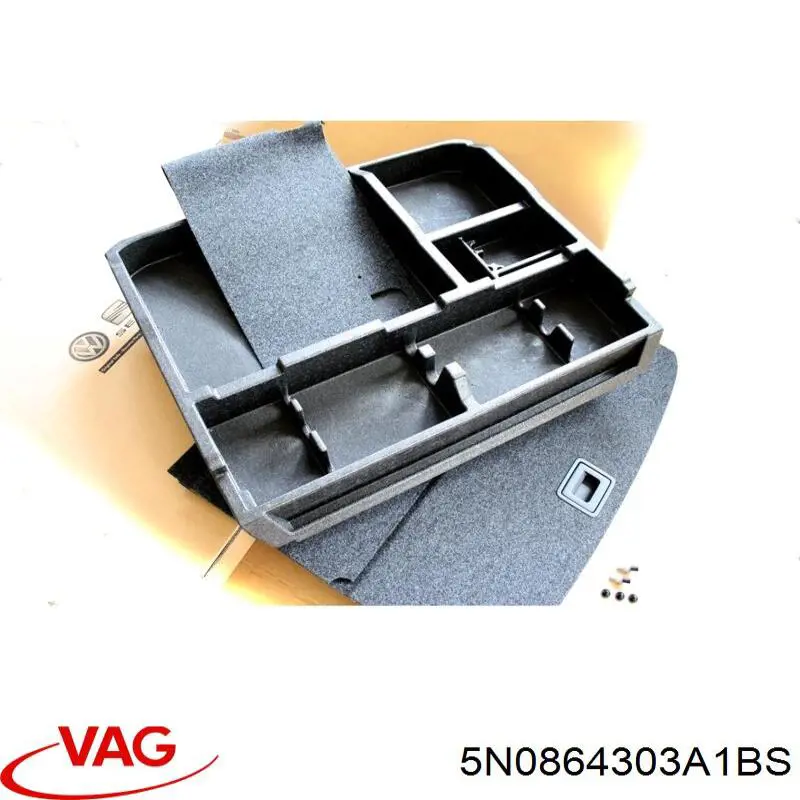 Облицювання багажного відсіку нижнє VAG 5N0864303A1BS ціна, від 8.84 USD