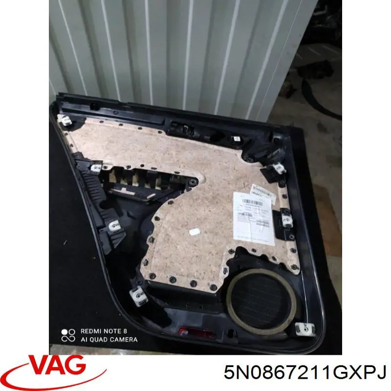 Карта двері задніх лівих VAG 5N0867211GXPJ ціна, від 17.78 USD