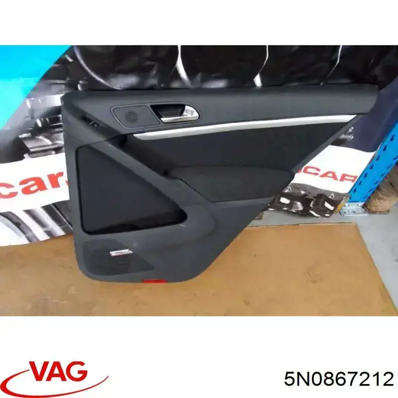 Картка обшивки задніх правих дверей VAG 5N0867212
