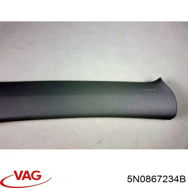 Обшивка стійки кузова внутрішня, передня права VAG 5N0867234B ціна, від 11.73 USD