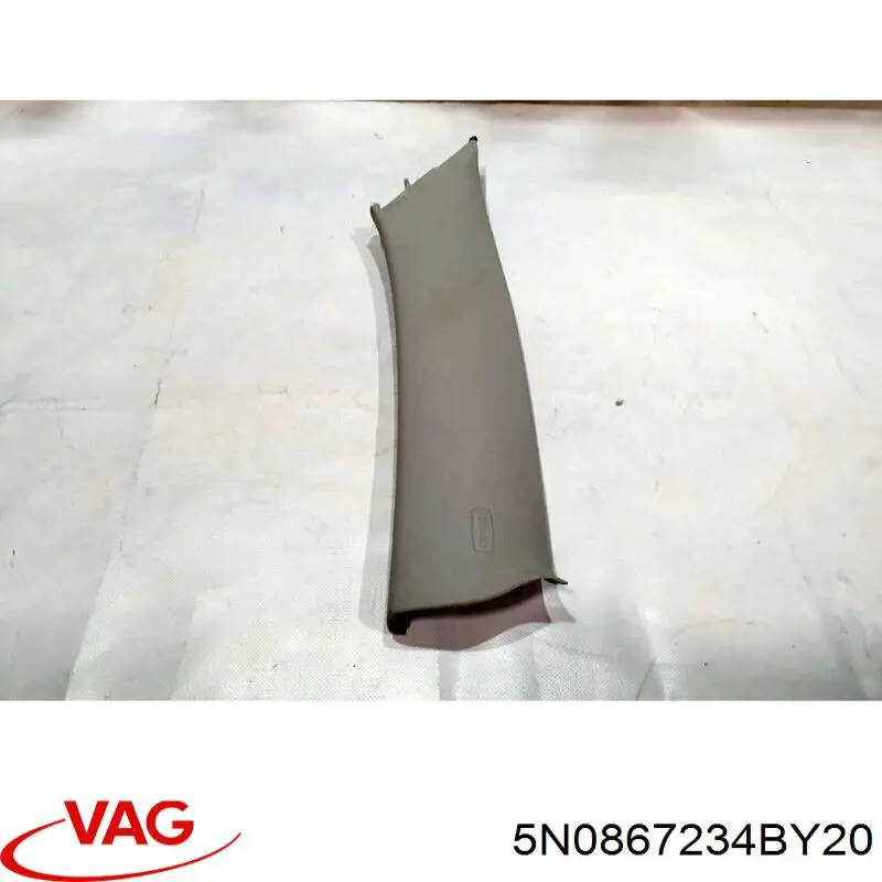 5N0867234BY20 VAG Обшивка стійки кузова внутрішня, передня права