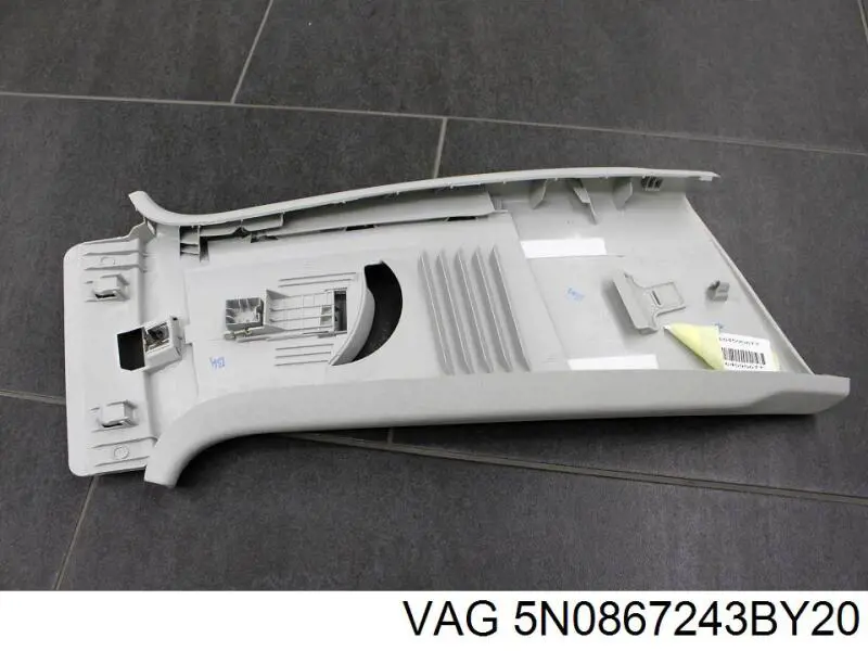 Обшивка стійки кузова внутрішня, середня ліва VAG 5N0867243BY20 ціна, від 6.30 USD