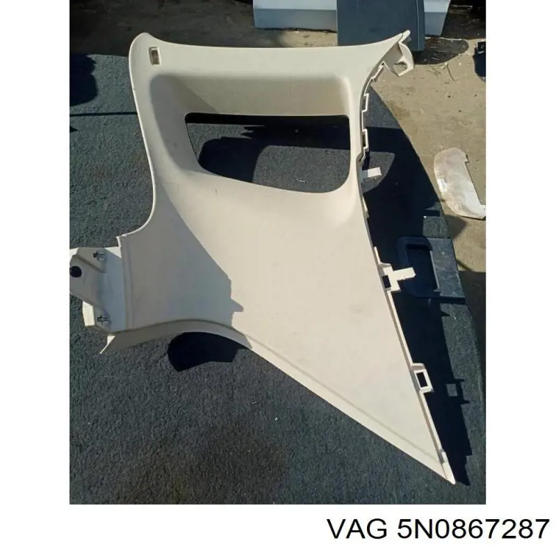 Купити 5N0867287 VAG Обшивка стійки кузова внутрішня, задня ліва