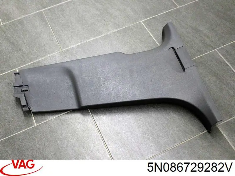 Обшивка стійки кузова внутрішньої, середня нижня права VAG 5N086729282V ціна, від 26.39 USD