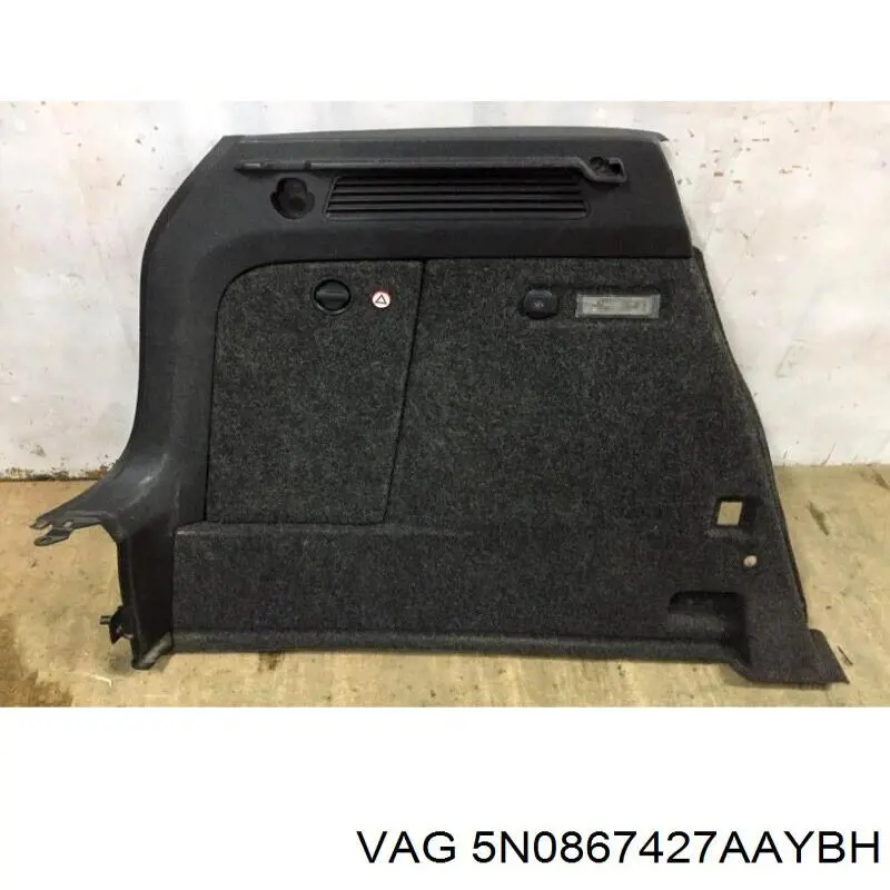 5N0867427ADYBH VAG Облицювання багажного відсіку, ліва