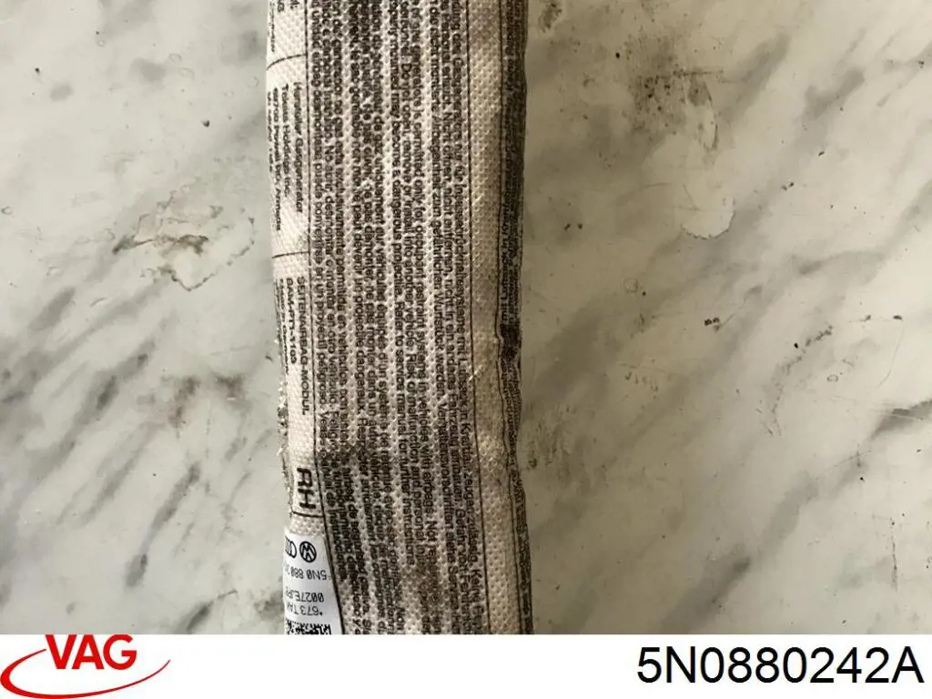 5N0880242A VAG Подушка безпеки AIRBAG спинки сидіння, правого