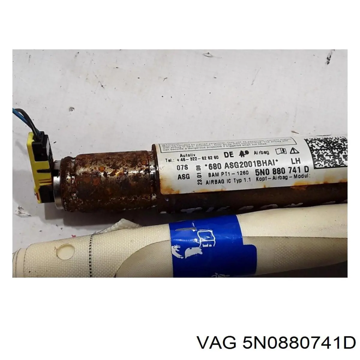 Подушка безпеки, бічна, ліва, AIRBAG VAG 5N0880741F ціна, від 50.73 USD