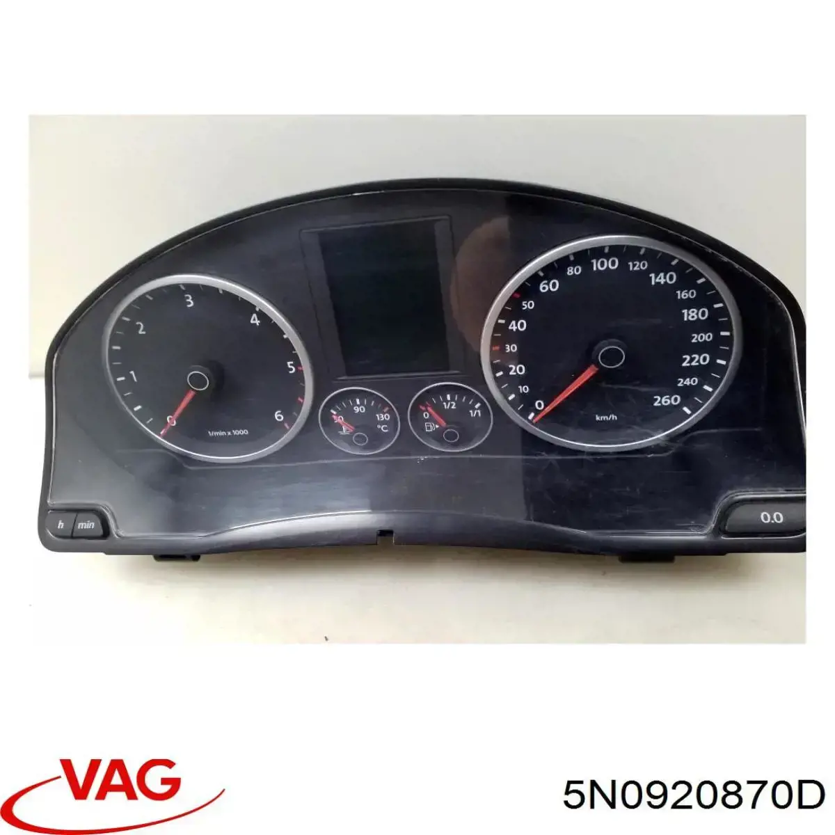 5N0920870D VAG Щиток приладів додатковий