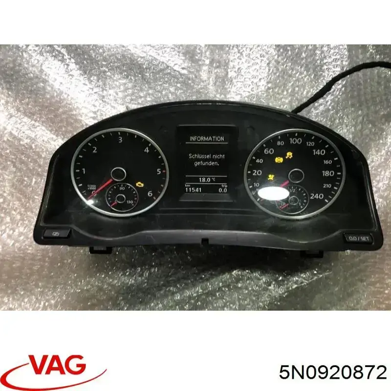 5N0920872 VAG Щиток приладів додатковий