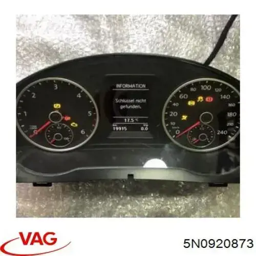 Панель приладів VAG 5N0920873 ціна, від 1250.93 USD