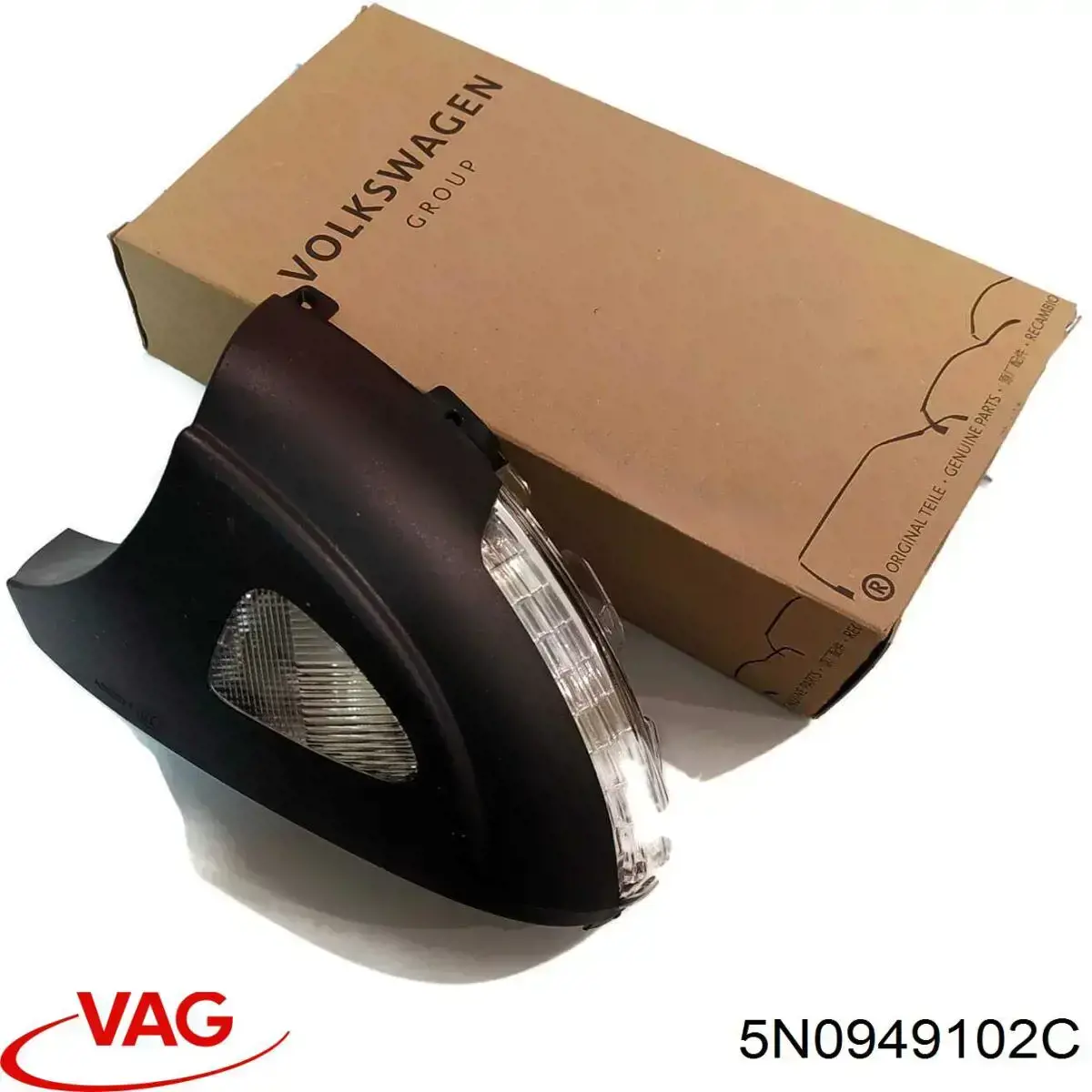 Покажчик повороту дзеркала, правий VAG 5N0949102C ціна, від 26.51 USD