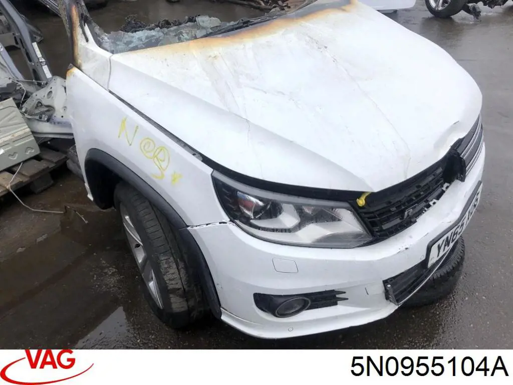 Тримач форсунки омивача фари, підйомний циліндр 5N0955104A VAG