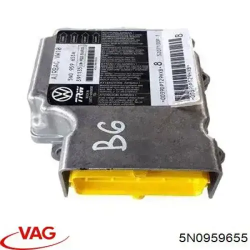Модуль-процесор керування подушки безпеки VAG 5N0959655 ціна, від 12.70 USD