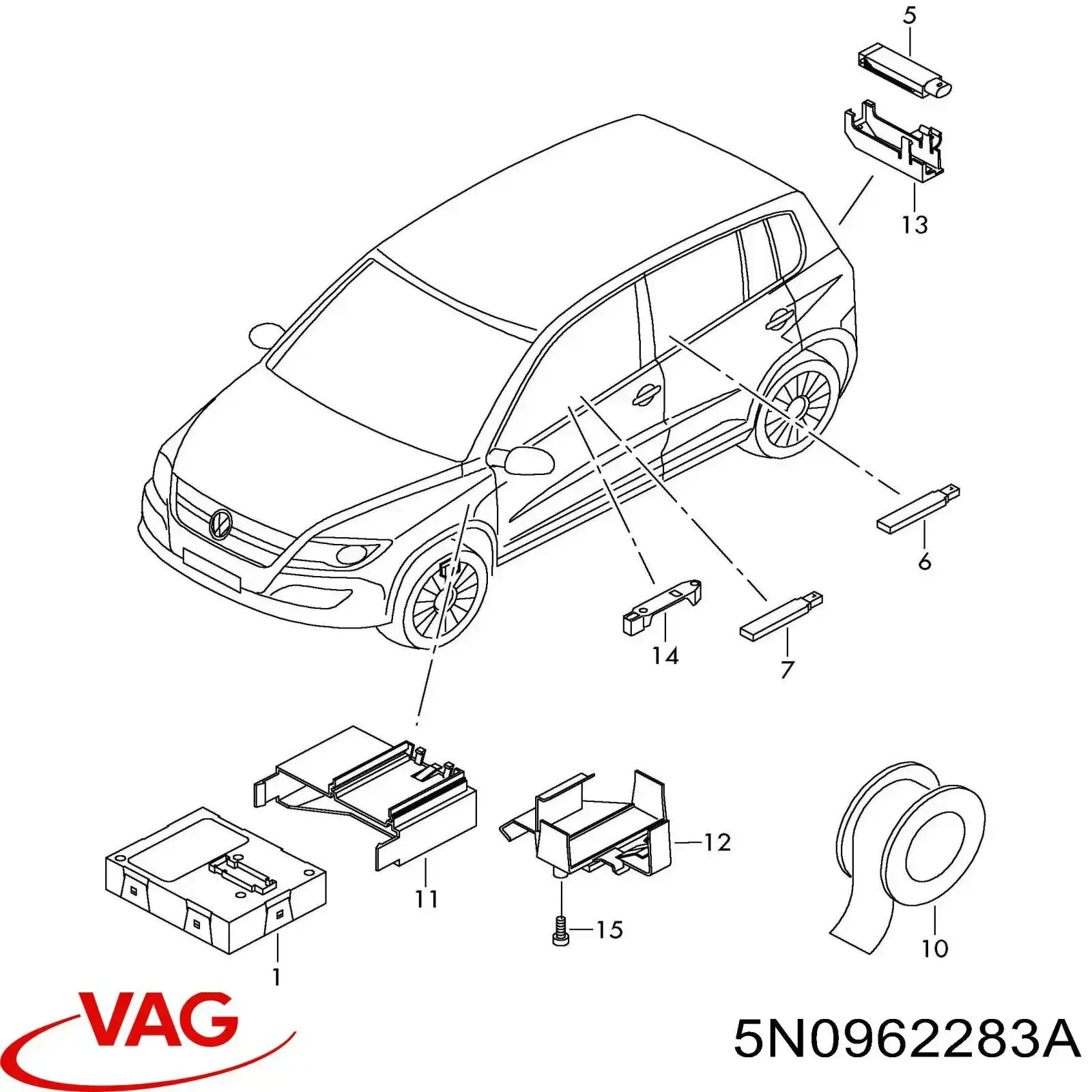 5N0962283A VAG 