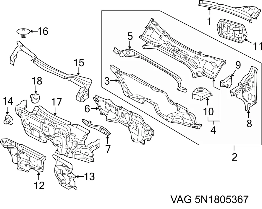 5N1805367 VAG 