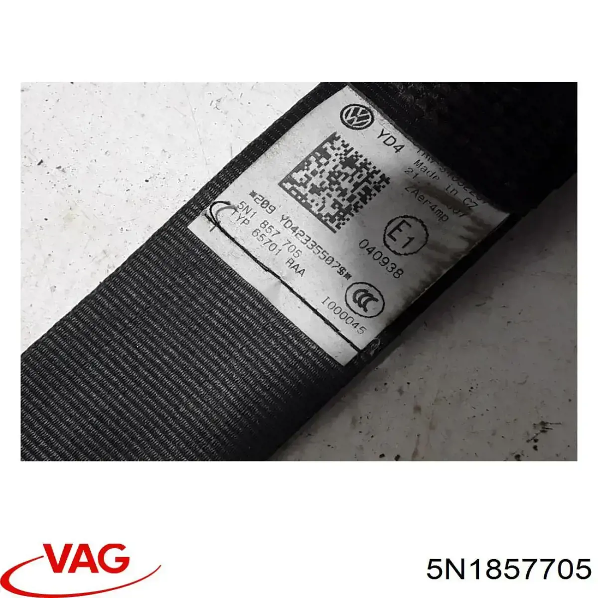 Купити 5N1857705 VAG Пасок безпеки передній лівий