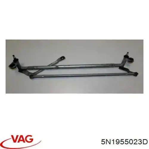 Трапеція щіток лобового скла VAG 5N1955023D ціна, від 38.94 USD