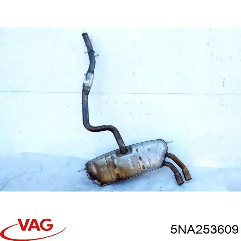 Глушник, середня і задня частина VAG 5NA253609 ціна, від 457.10 USD