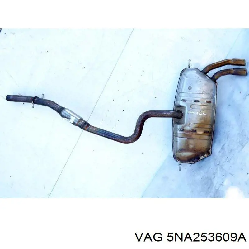 Глушник, середня і задня частина VAG 5NA253609A ціна, від 732.81 USD