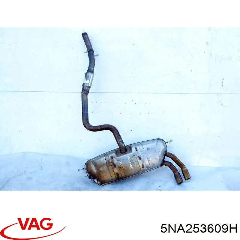 Глушник, середня і задня частина VAG 5NA253609H ціна, від 606.98 USD
